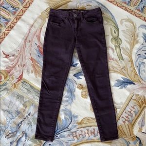 AE Super Stretch X Jegging, Mulberry,  6 Regular